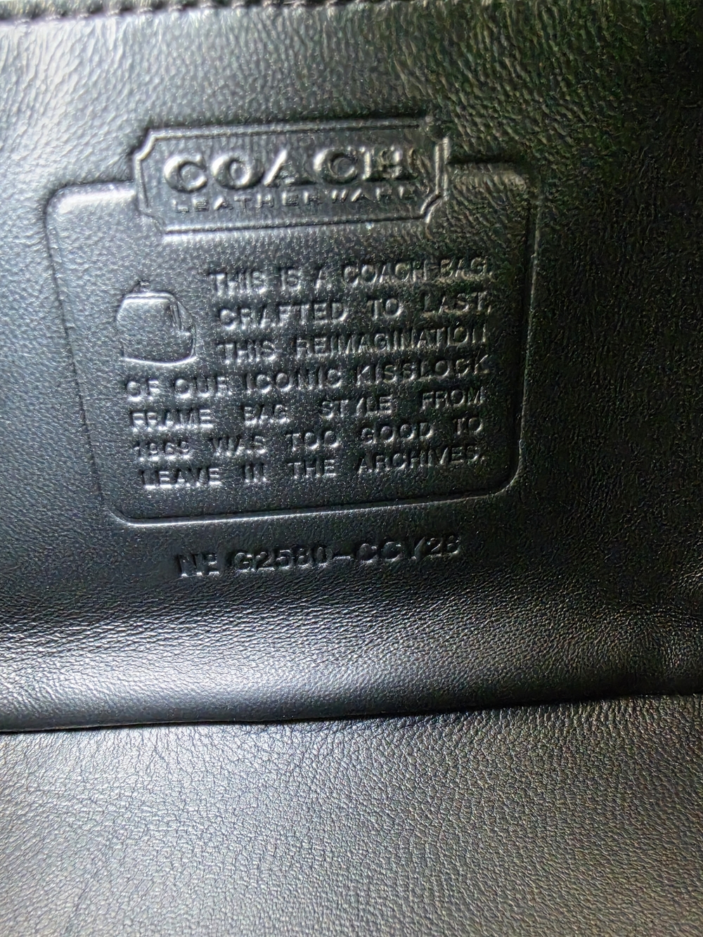 Coach Kisslock 16 Black - Picture 5 of 5